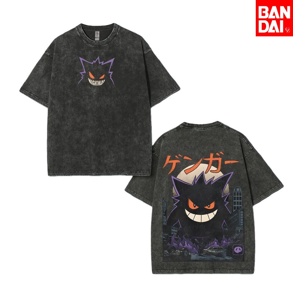 Pokemon Gastly Haunter Gengar  – обзор и цена Vintage Summer Clothing Men