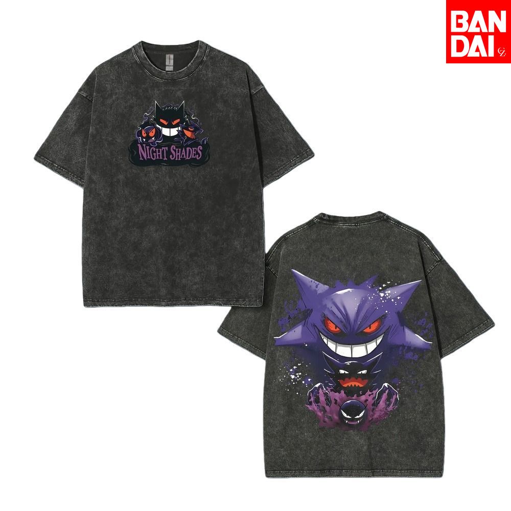 Pokemon Gastly Haunter Gengar  – обзор и цена Vintage Summer Clothing Men