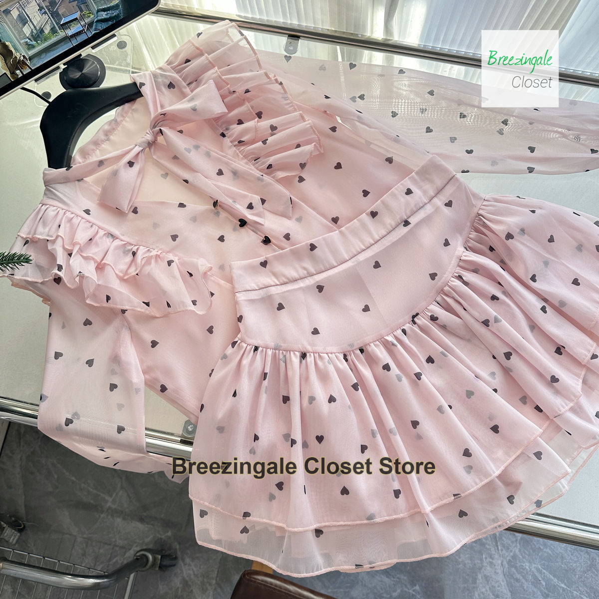 French pink dopamine love polk – обзор и цена Summer Clothing For Girls