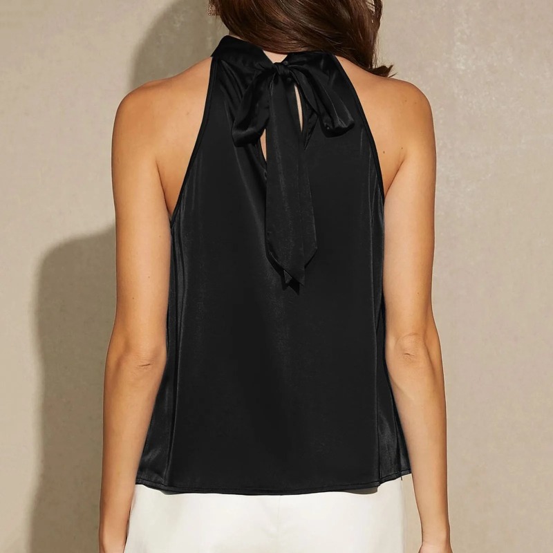 Elegant Satin Halter Neck Tank – обзор и цена Summer Clothing Images