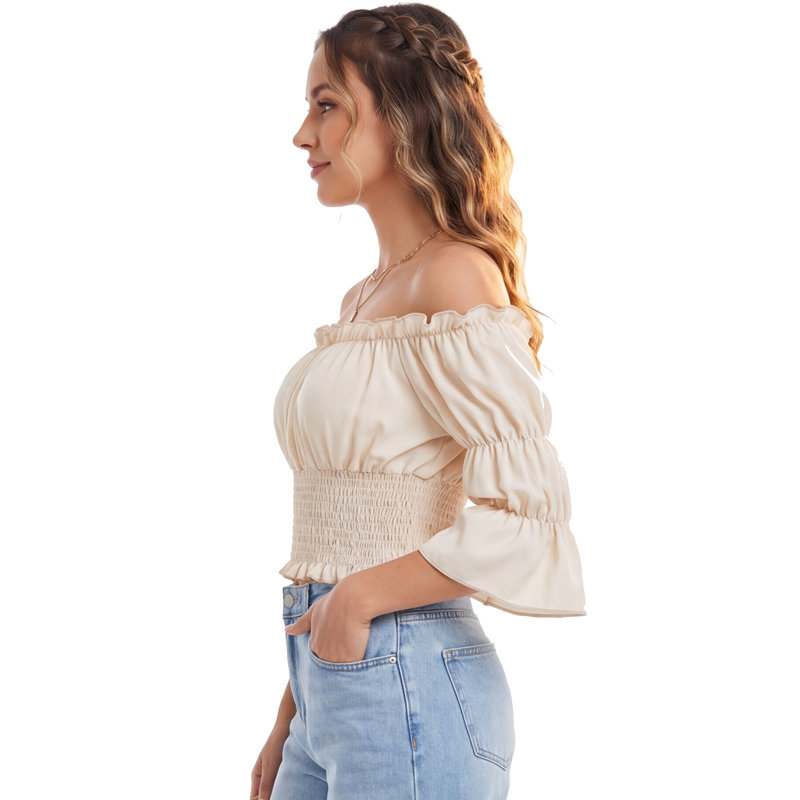 Renaissance Blouse Women Top w – обзор и цена Off Shoulder Blouse