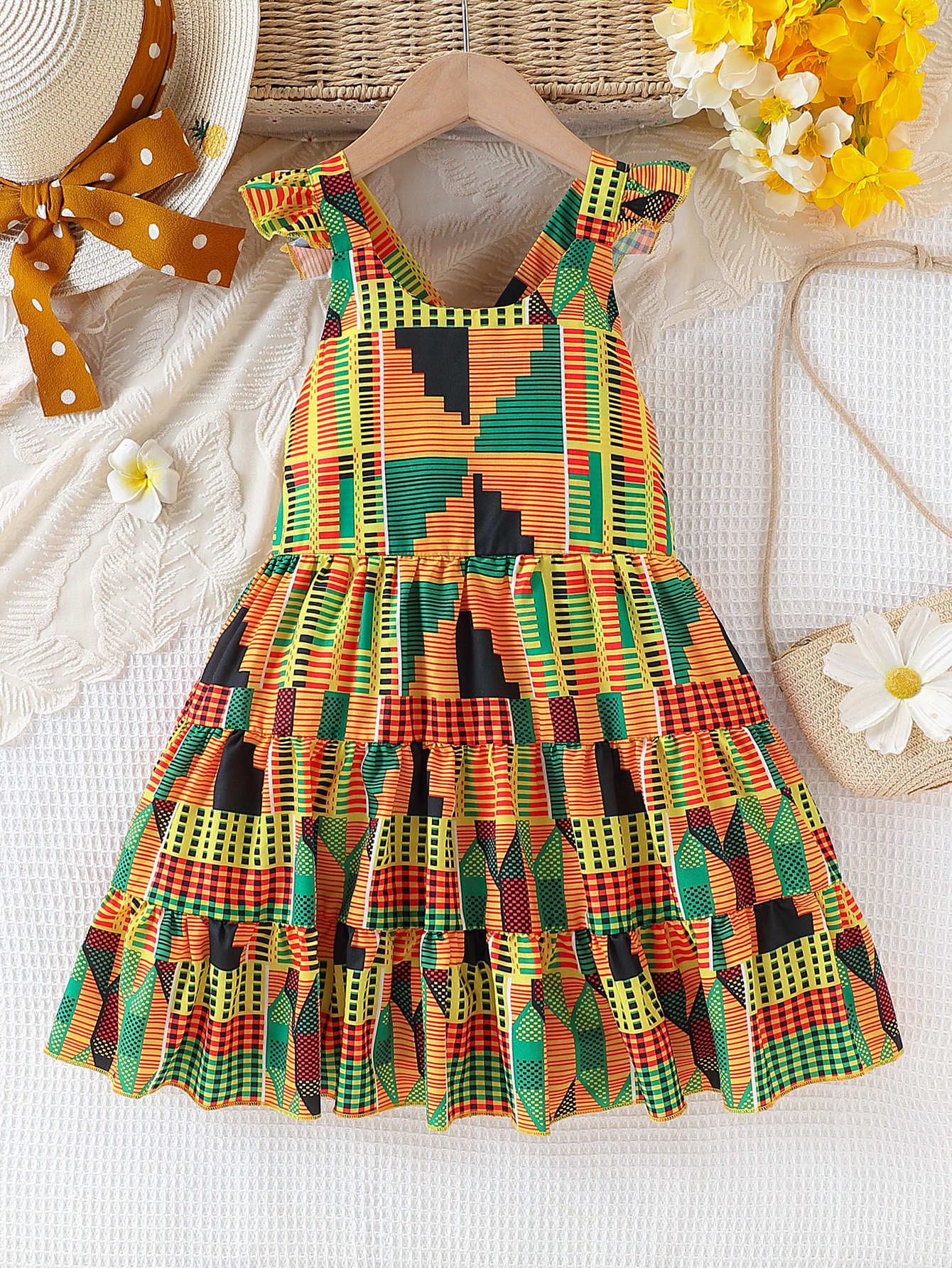 Girls summer African bohemian  – обзор и цена Summer Clothing For Girls
