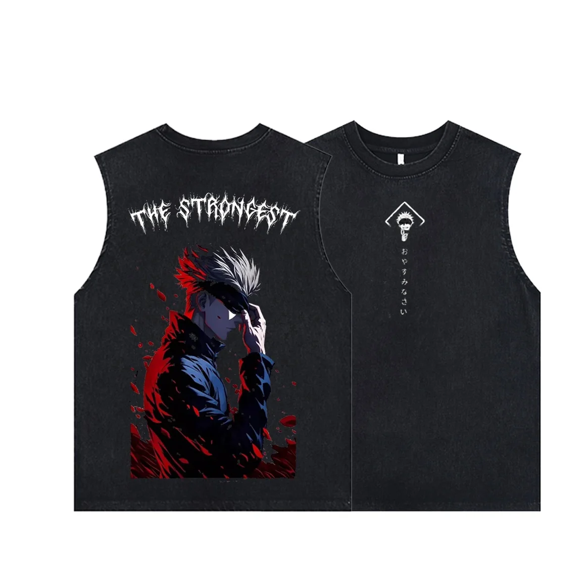Men's Tank Tops Anime Gojo Sat – обзор и цена Vintage Summer Clothing Men