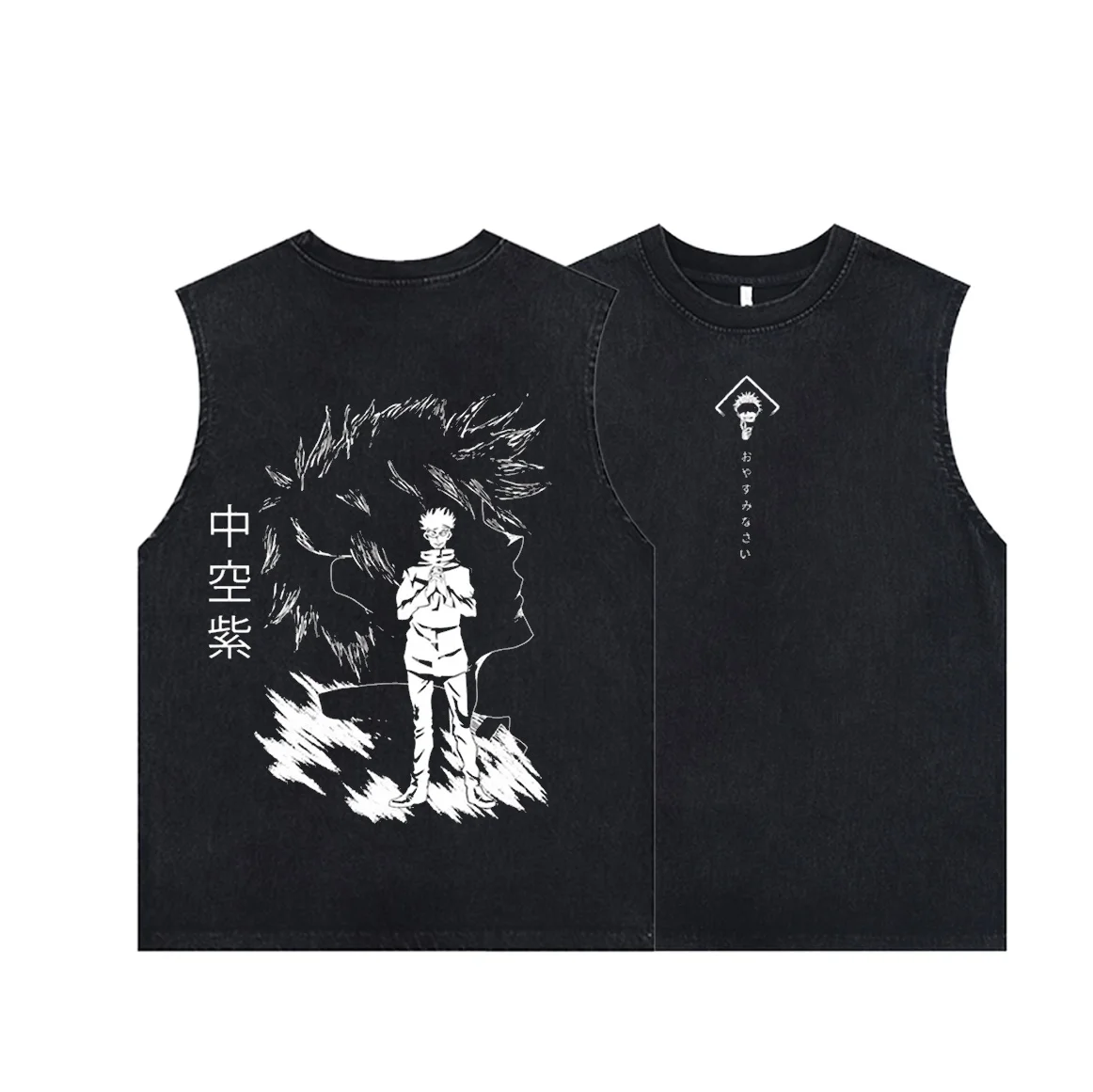 Men's Tank Tops Anime Gojo Sat – обзор и цена Vintage Summer Clothing Men