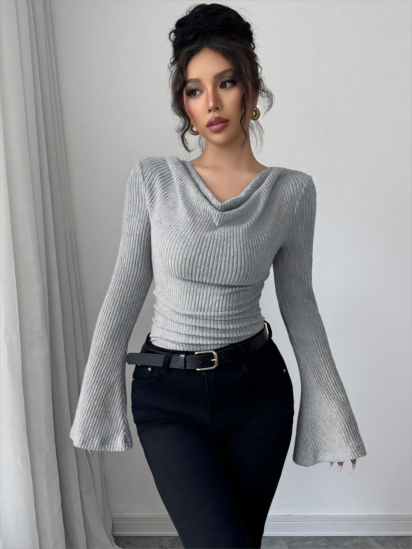 Women Blouse Off Shoulder Cowl – обзор и цена Off Shoulder Blouse