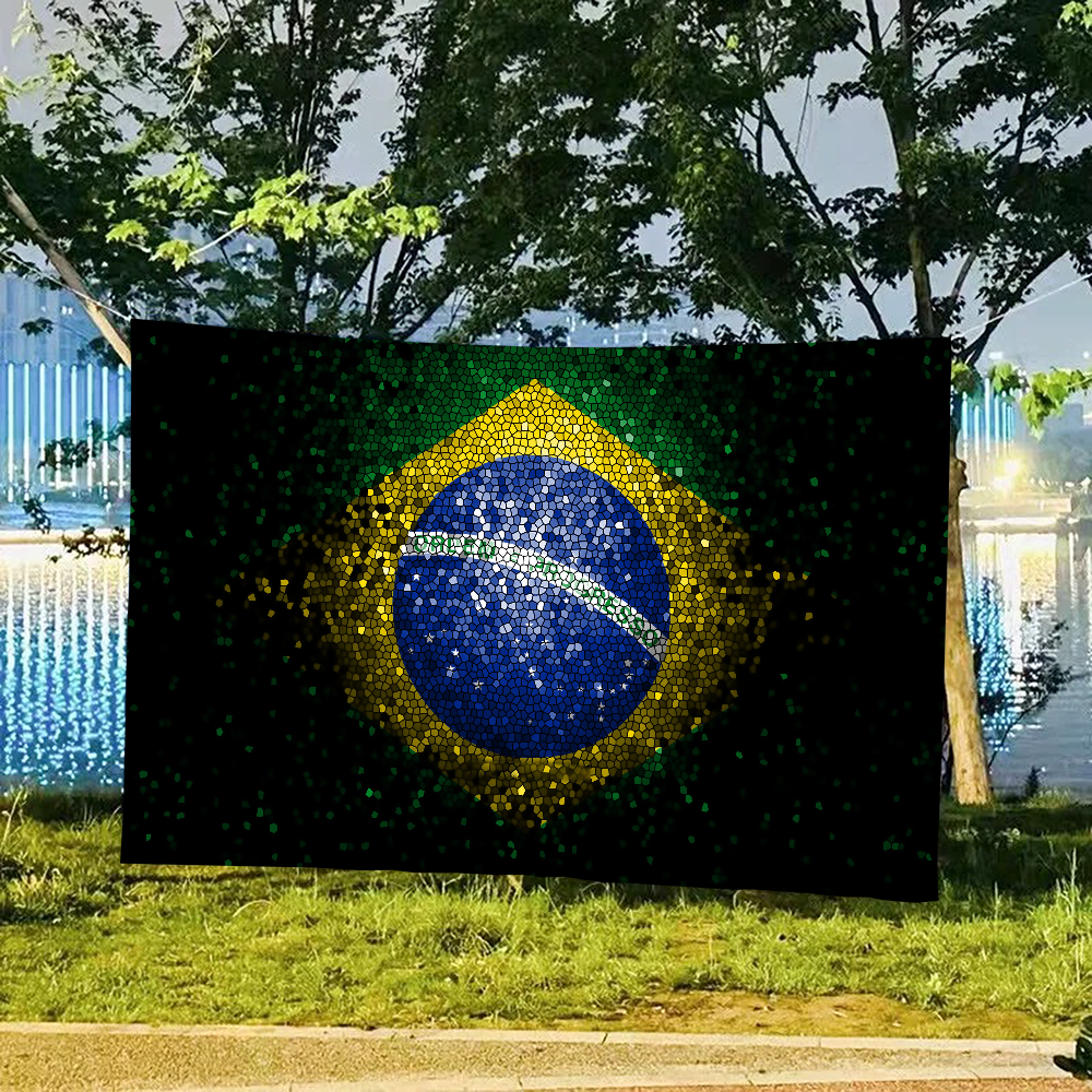 Brazil Brazilian Flag Backdrop – обзор и цена Summer House Clothing