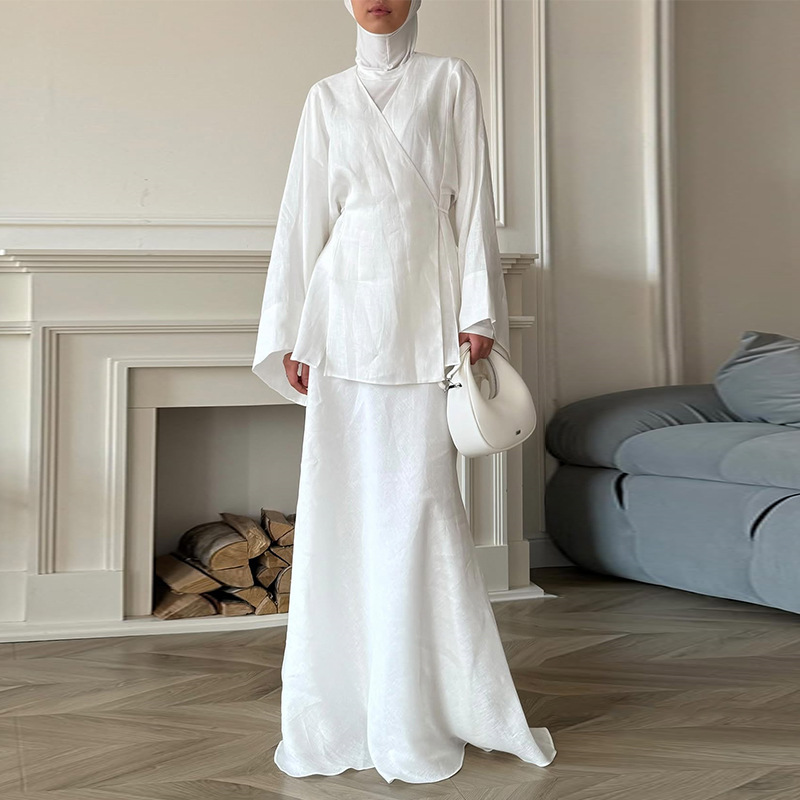 Two Pieces Women Dress Sets So – обзор и цена Summer Clothing Linen