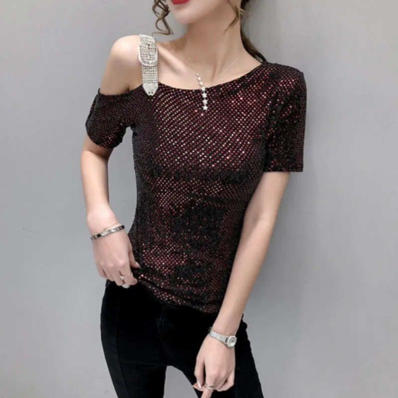 Sexy Off Shoulder T Shirt for  – обзор и цена Summer Clothing Reviews