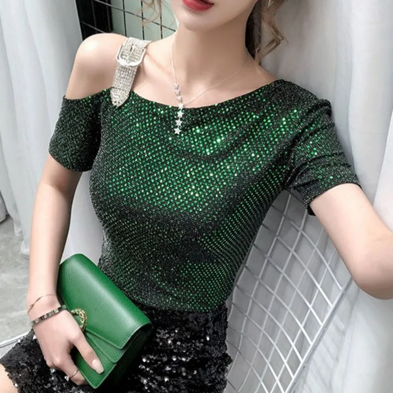 Sexy Off Shoulder T Shirt for  – обзор и цена Summer Clothing Reviews