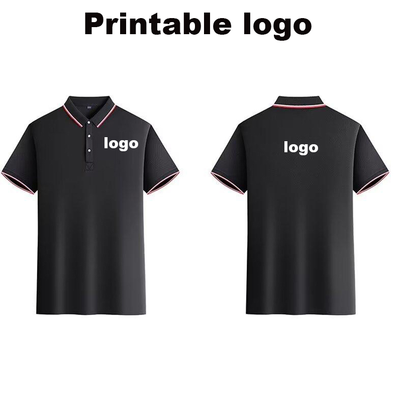 Custom Logo Men's Polo Shirts  – обзор и цена Summer Clothing Logo