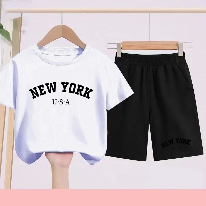 Children's Summer T-shirt + Sh – обзор и цена Summer Clothing Images