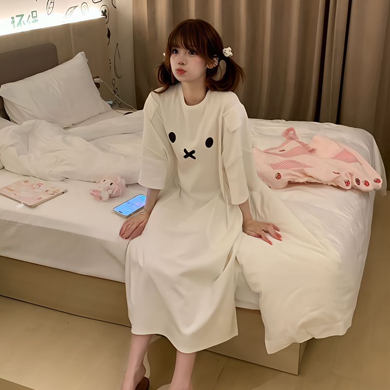 Kawaii Miffy Sleeping Dress Cu – обзор и цена Summer Away Clothing