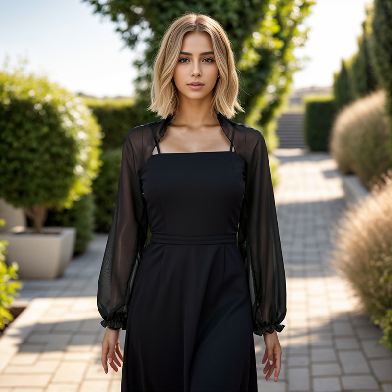 Solid Color Chiffon Shawl Summ – обзор и цена Off Shoulder Blouse