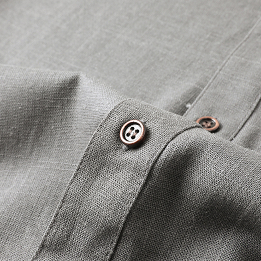 Men's Cotton Linen Tang Suit S – обзор и цена Summer Clothing Linen