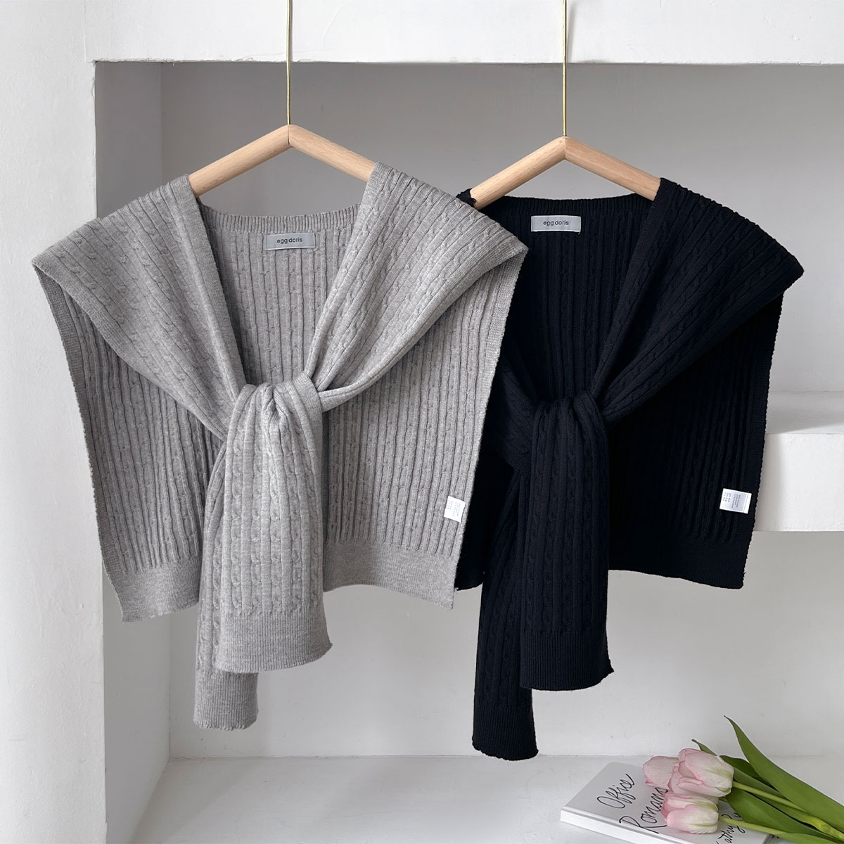NEW Korean Autumn Knit Shawl F – обзор и цена Off Shoulder Blouse