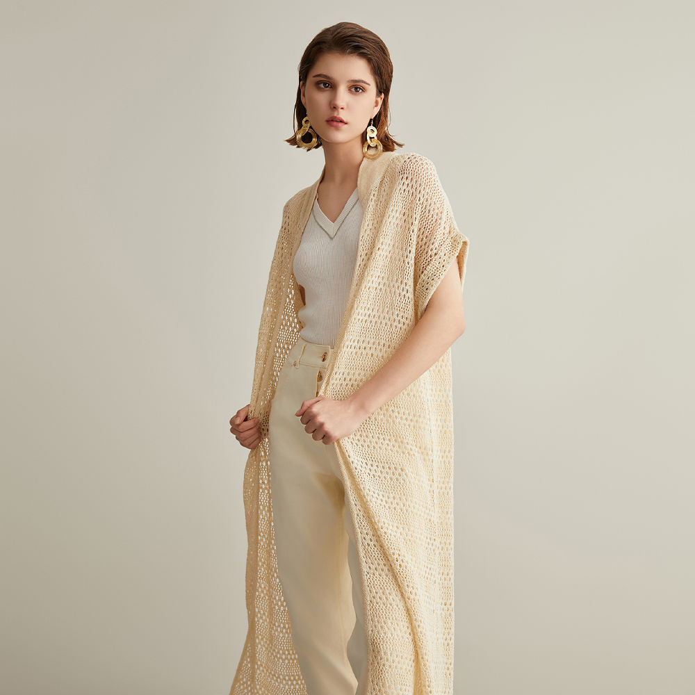 BC609 Linen and Silk Long Knit – обзор и цена Quality Summer Clothing For Women