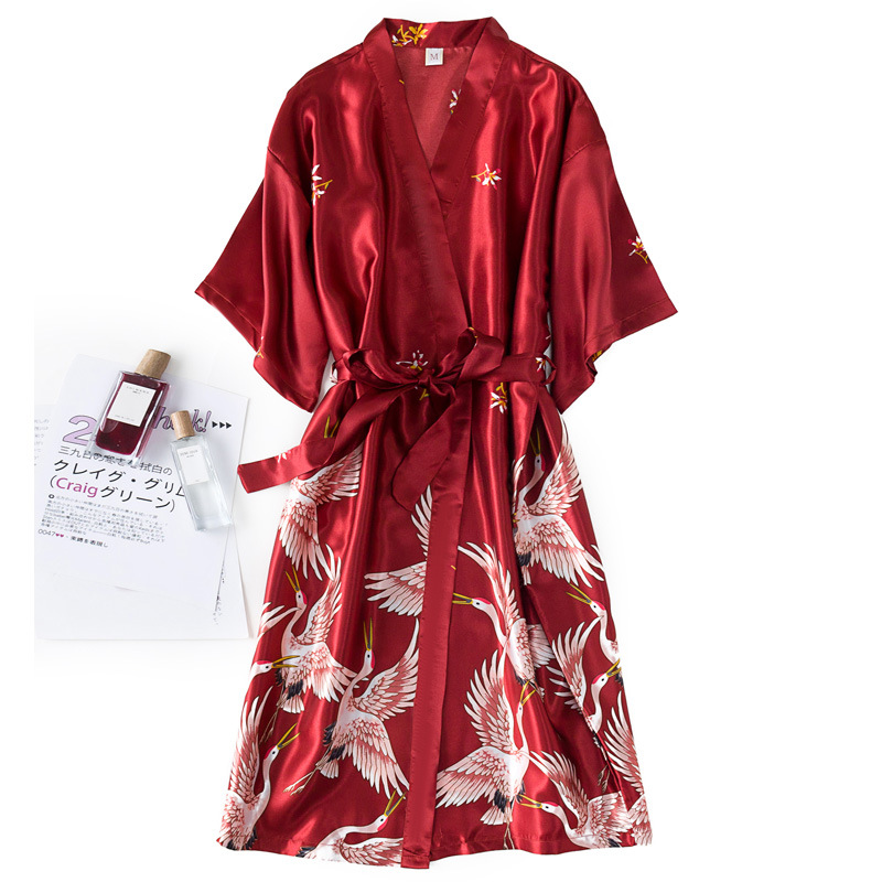 Burgundy Women 2PCS Faux Silk  – обзор и цена Summer House Clothing